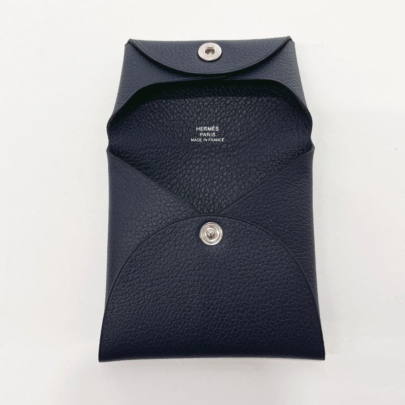 Hermès // Bleu Brume Epsom Bastia Coin Purse – VSP Consignment