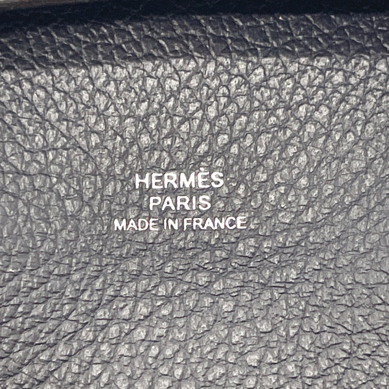 Hermès Purse Chevre Mysore Bastia Verso Coin Purse Mini W/Added