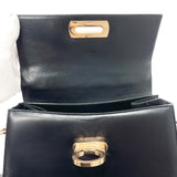 Salvatore Ferragamo Handbag E 21 0536 Gancini 2WAY leather Black Women Used