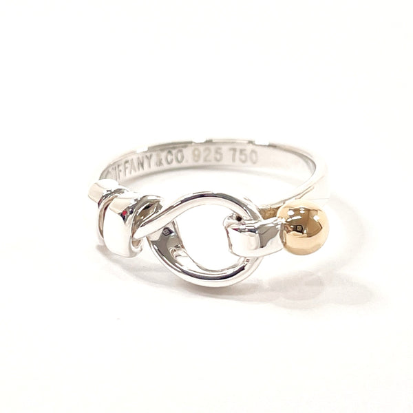TIFFANY&Co. Ring Hook & Eye Silver925/K18 yellow gold #10(JP Size) Silver Silver Women Used