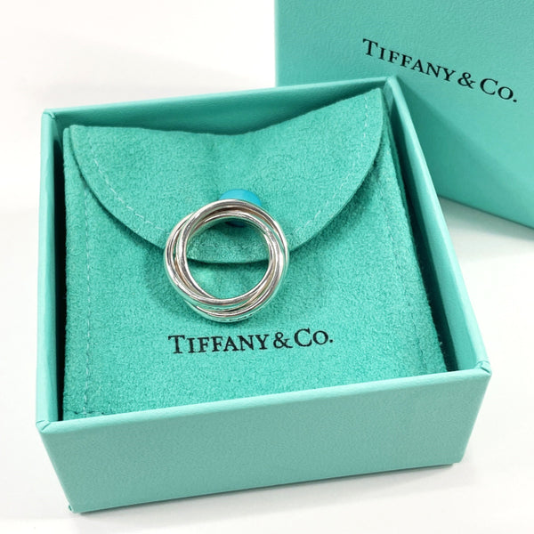 TIFFANY&Co. Ring Trinity 3 stations Silver925 #9(JP Size) Silver Women Used