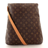 LOUIS VUITTON Shoulder Bag M51256 Musette Salsa Monogram canvas Brown Women Used