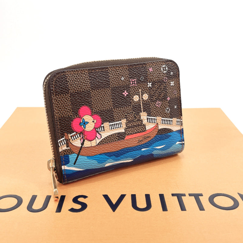 Louis Vuitton Zippy Coin Purse Limited Edition Vivienne Xmas Damier