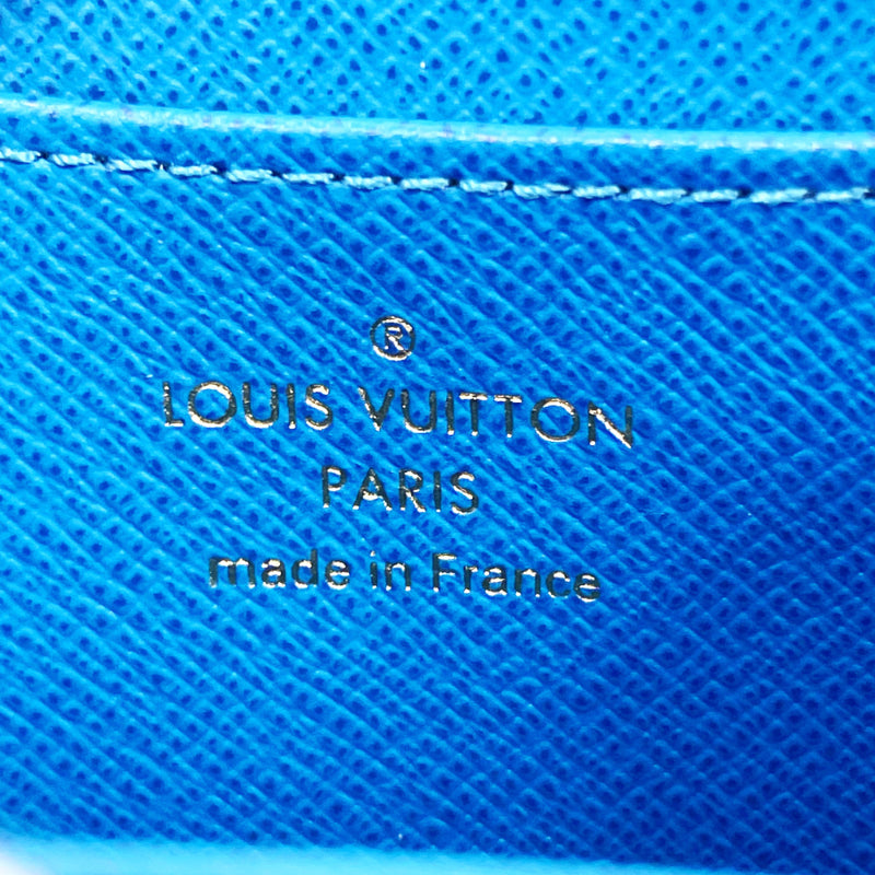 LOUIS VUITTON coin purse N60258 zip around purse Vivienne Damier canvas  Brown unisex Used