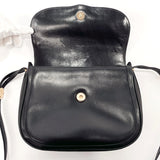 GUCCI Shoulder Bag 001・261・1070 Old Gucci leather Black Women Used