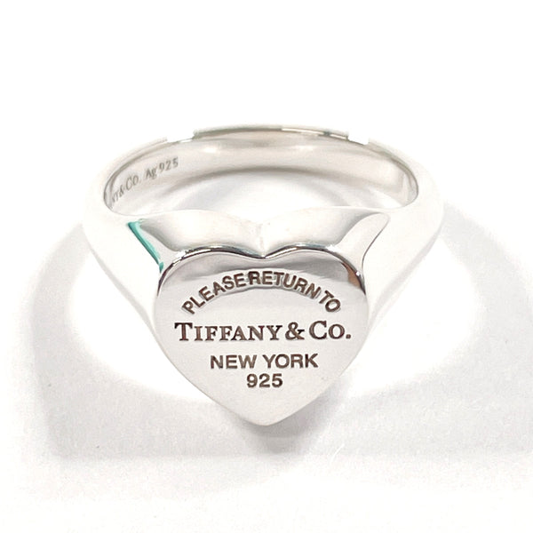 TIFFANY&Co. Ring Return to heart signet ring Silver925 #12(JP Size) Silver Women Used