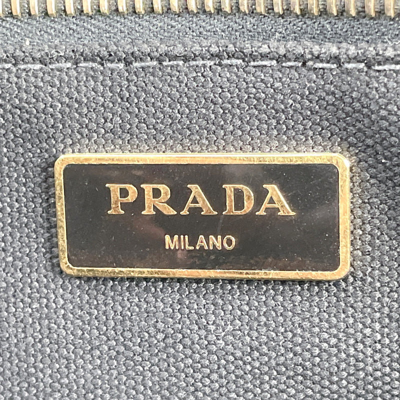 PRADA Tote Bag BN2020 Canapa MM canvas khaki Women Used