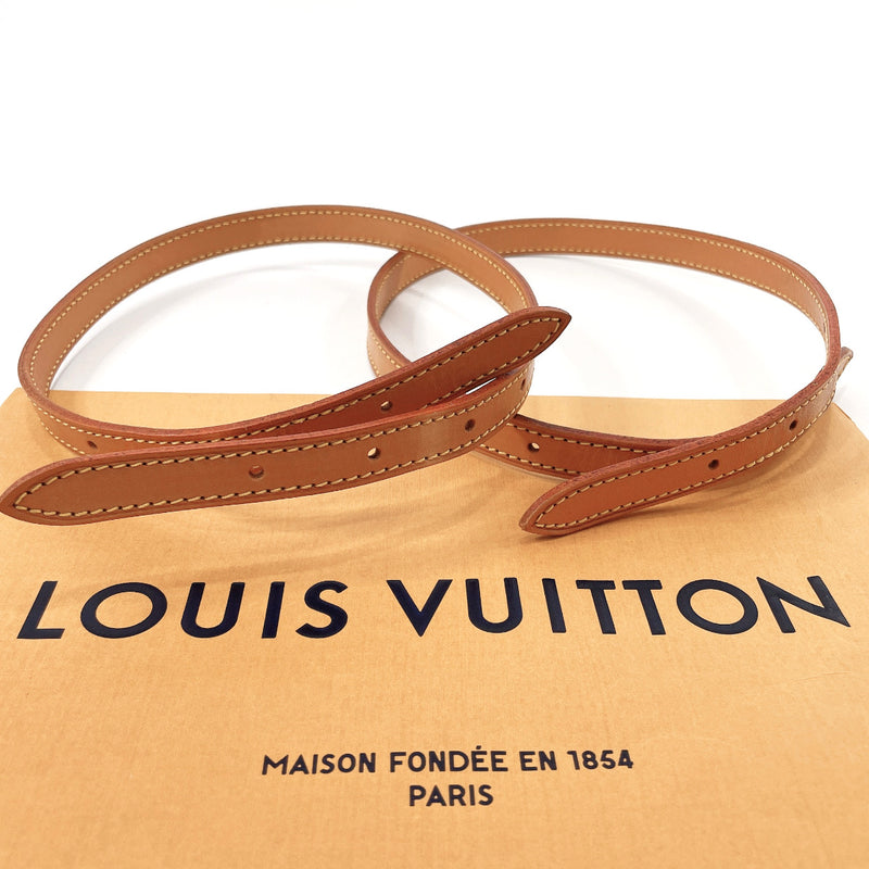 Louis Vuitton Shoulder Strap Brown Gold Leather Ladies LOUIS VUITTON
