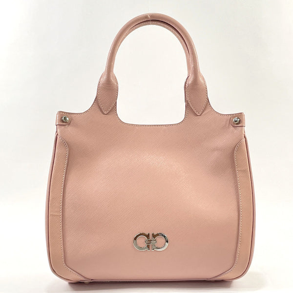 Salvatore Ferragamo Handbag AB-21 7813 Gancini Safiano leather pink Women Used