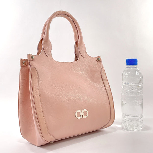 Salvatore Ferragamo Handbag AB-21 7813 Gancini Safiano leather pink Women Used