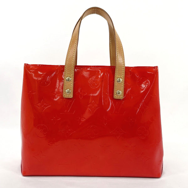 LOUIS VUITTON Handbag M91088 Reed PM Monogram Vernis Red Red Women Used