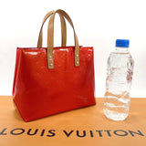 LOUIS VUITTON Handbag M91088 Reed PM Monogram Vernis Red Red Women Used