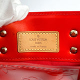 LOUIS VUITTON Handbag M91088 Reed PM Monogram Vernis Red Red Women Used