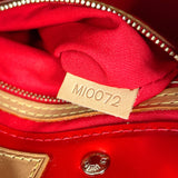 LOUIS VUITTON Handbag M91088 Reed PM Monogram Vernis Red Red Women Used