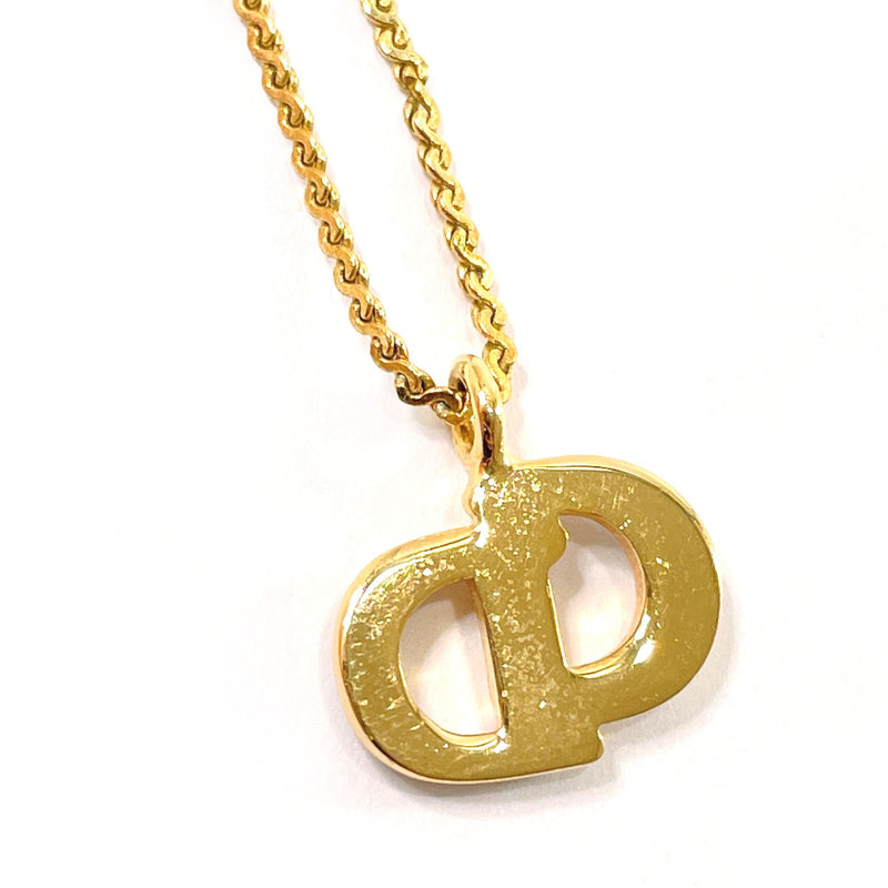 Christian Dior Necklace logo metal gold Women Used – JP-BRANDS.com