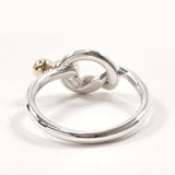 TIFFANY&Co. Ring Love knot Silver925/K18 Gold #12(JP Size) Silver Silver Women Used
