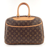 LOUIS VUITTON Handbag M47270 Deauville Monogram canvas/Leather Brown Women Used