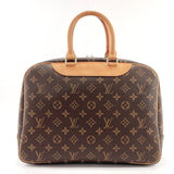 LOUIS VUITTON Handbag M47270 Deauville Monogram canvas/Leather Brown Women Used