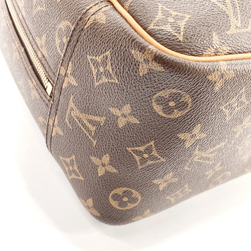 LOUIS VUITTON Handbag M47270 Deauville Monogram canvas/Leather Brown Women Used