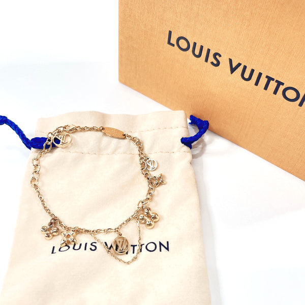 LOUIS VUITTON LOUIS VUITTON Blooming Supple Charm Bracelet M64858 Gold  Plated Used Unisex LV M64858