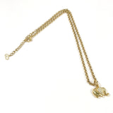 Christian Dior Necklace Animal motif metal/Rhinestone gold Women Used
