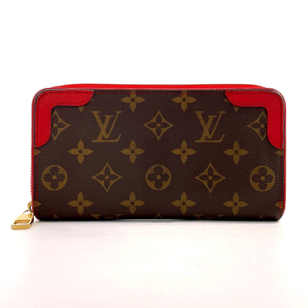 LOUIS VUITTON purse M61854 Zippy wallet Retiro Monogram canvas Brown Brown Women Used