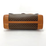 CELINE Business bag Macadam 2WAY PVC/leather Brown mens Used