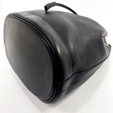 Burberrys Shoulder Bag drawstring leather Black Women Used