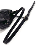 Burberrys Shoulder Bag drawstring leather Black Women Used
