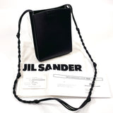 JIL SANDER Shoulder Bag JSMQ850173 Tangle leather Black Women Used