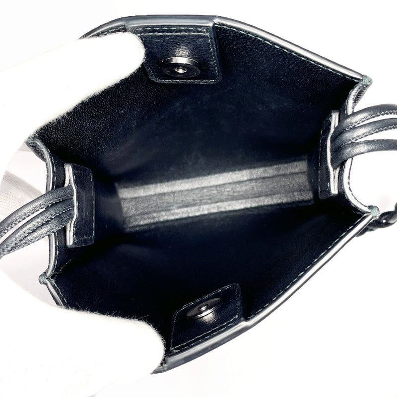 JIL SANDER Shoulder Bag JSMQ850173 Tangle leather Black Women Used
