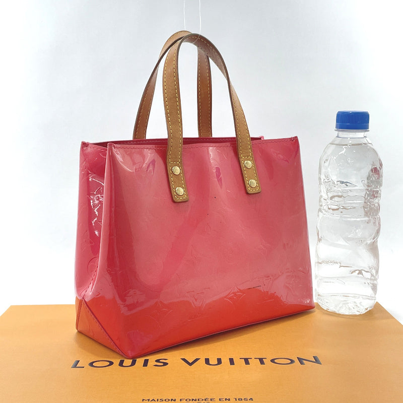 LOUIS VUITTON Tote Bag M9132F Reed PM Monogram Vernis pink pink Women Used