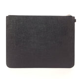 Givenchy Clutch bag BK600JK0VM 001 W logo large zip pouch PVC Black mens New