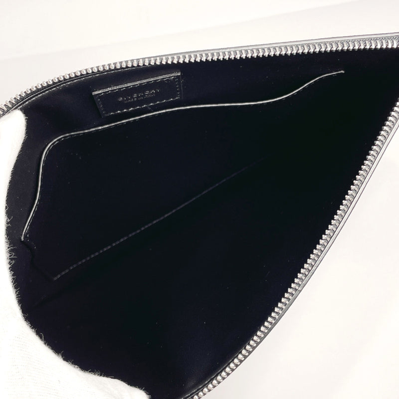 Givenchy Clutch bag BK600JK0VM 001 W logo large zip pouch PVC 