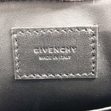 Givenchy Clutch bag BK600JK0VM 001 W logo large zip pouch PVC Black mens New