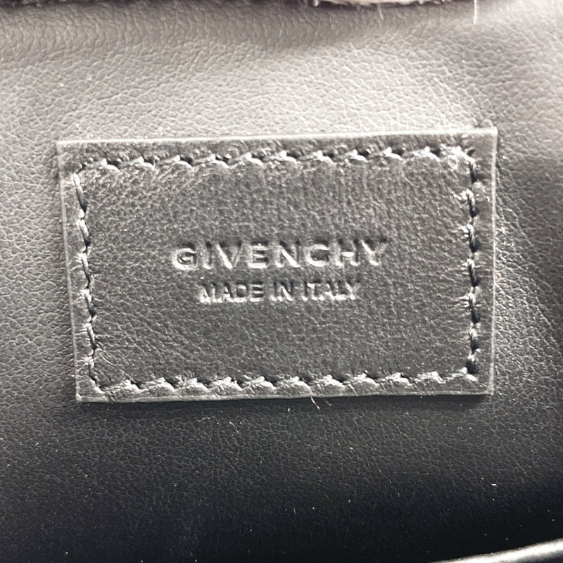 Givenchy Clutch bag BK600JK0VM 001 W logo large zip pouch PVC Black mens New