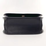 Gianni Versace Shoulder Bag leather Black Women Used