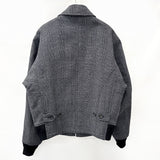 LOUIS VUITTON Blouson jumper wool/polyester gray mens Used