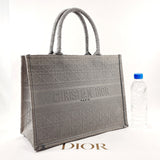 Dior Tote Bag 50-MA-0280 Book Tote Medium Canage canvas gray Women Used