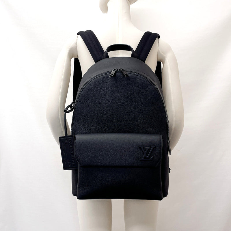 LOUIS VUITTON Backpack Daypack M57079 takeoff backpack Taurillon Clemence  Black mens Used