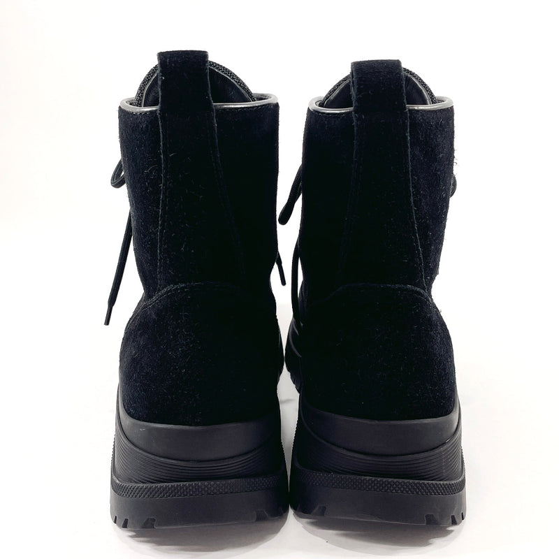 MONCLER boots 1041100 ULYSSE SCARPA Lace up boots Suede Black mens 