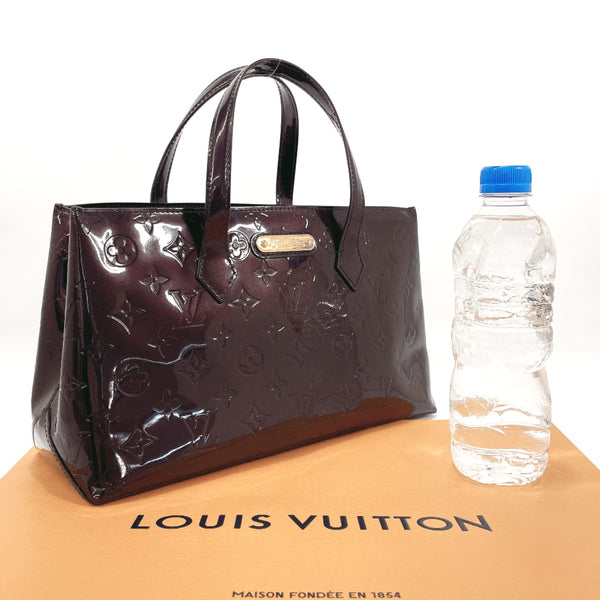 LOUIS VUITTON Handbag M93641 Wilshire PM Monogram Vernis Bordeaux Bordeaux Women Used