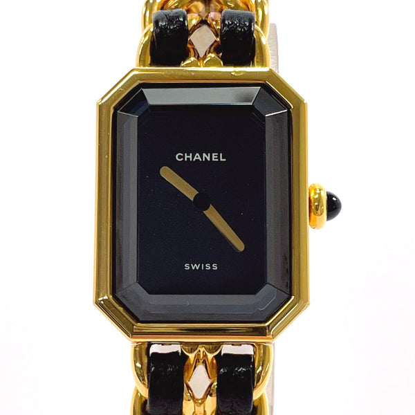 CHANEL Watches H0001 Premiere M Gold Plated/leather gold gold Women Used