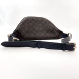 COACH Waist bag F48740 bam bag Signature PVC/leather Brown unisex Used