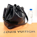 LOUIS VUITTON Shoulder Bag M59012 Petit Noe Epi Leather Black Black Women Used