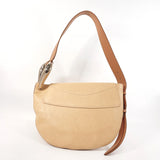 Chloe Shoulder Bag CHC21US352 "kiss" hobo bag leather beige beige Women Used