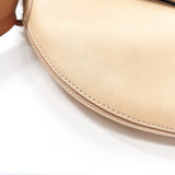 Chloe Shoulder Bag CHC21US352 "kiss" hobo bag leather beige beige Women Used