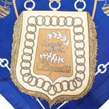 HERMES scarf Carre 90 Cliquetis silk blue Women Used