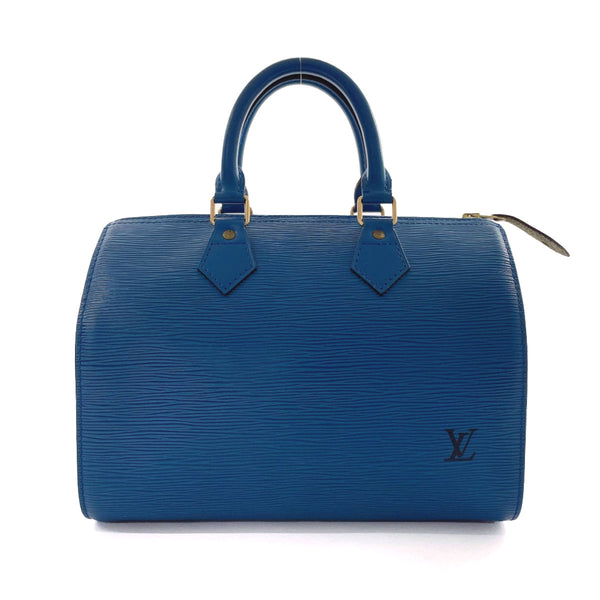 LOUIS VUITTON Handbag M43015 Speedy 25 Epi Leather blue blue Women Used