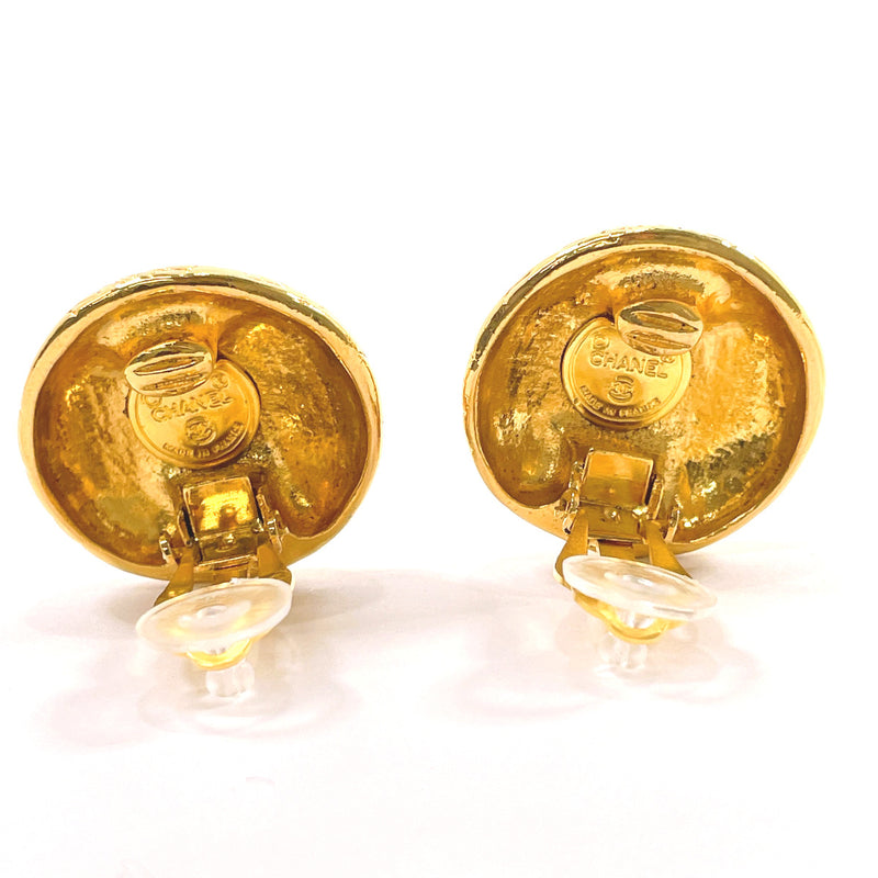 CHANEL Earring vintage metal gold Women Used